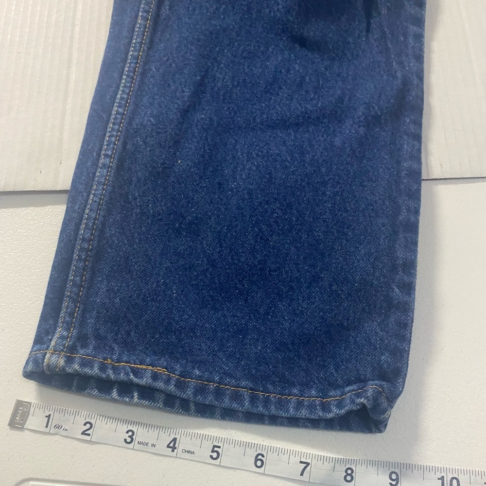 men’s Levi's Blue Straight regular fit 505 Jeans W38L30 - Picture 6 of 10